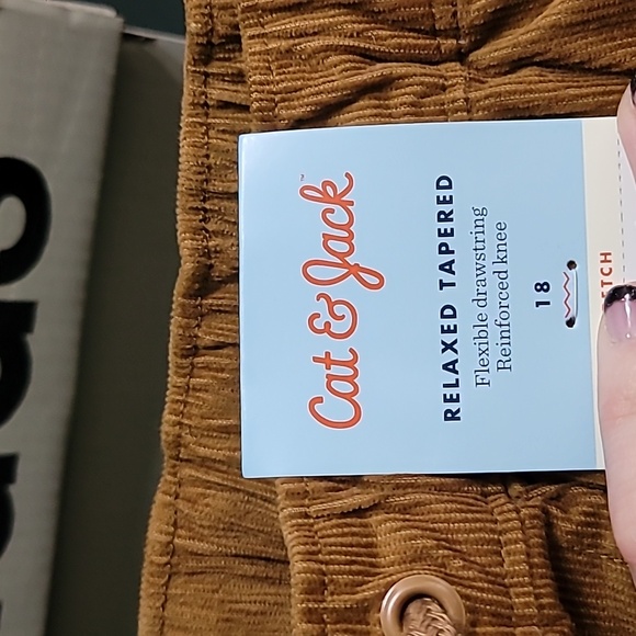 NWT Cat & Jack Boys' Corduroy Pants Husky Size 16 & Size 18 available - Picture 5 of 5